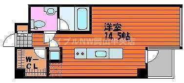 シャインコート岡南町の物件間取画像