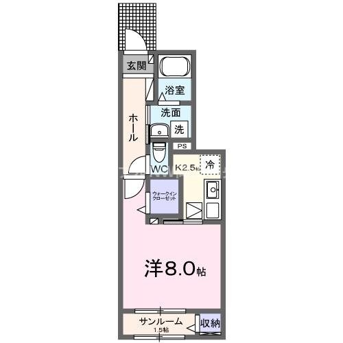 グレイスヴィラ　Ⅲの物件間取画像