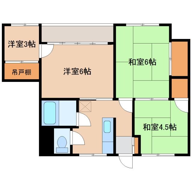 あけぼのマンションの物件間取画像