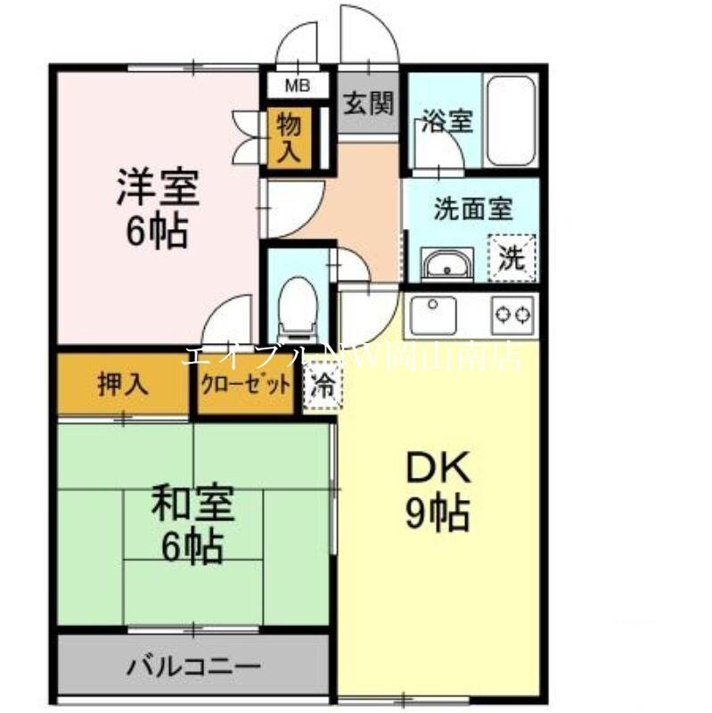 清輝橋駅 徒歩28分 2階の物件間取画像