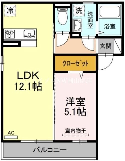 リンゴの家の物件間取画像