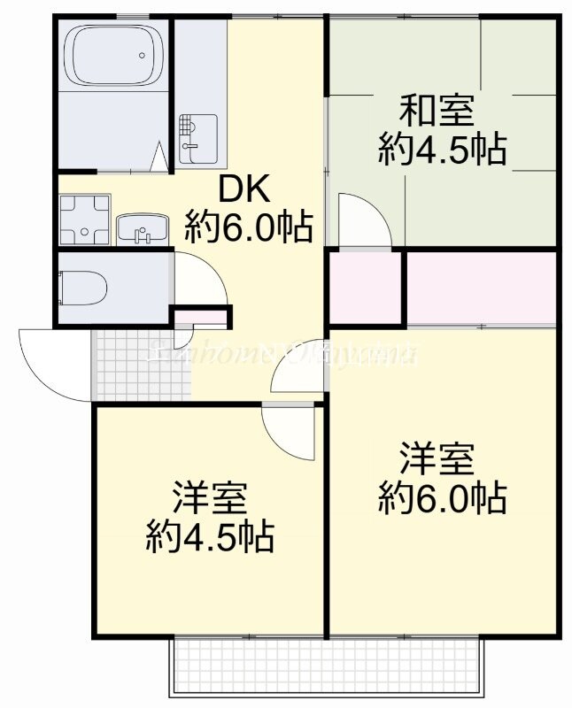 パナコーポAの物件間取画像