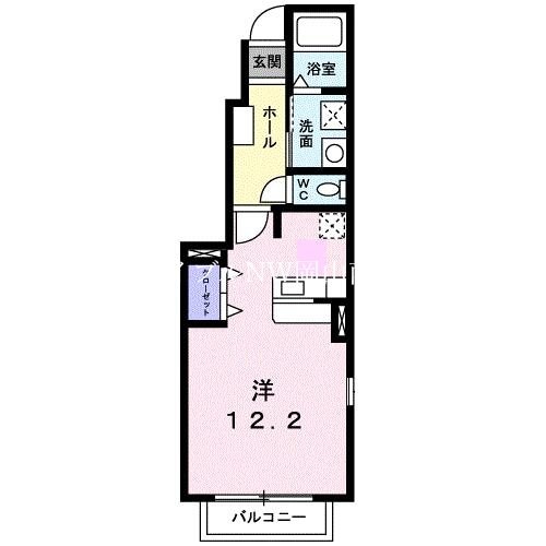 岡山駅 バス31分  新福下車：停歩9分 1階の物件間取画像