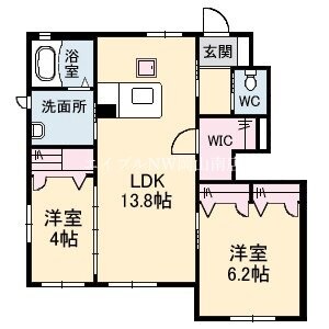 妹尾駅 徒歩20分 1階の物件間取画像