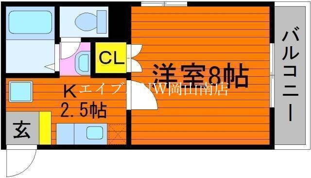 清輝橋駅 徒歩28分 3階の物件間取画像