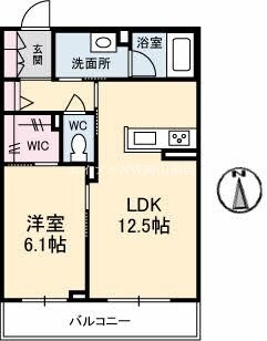 ガーデンズ　ヒモリの物件間取画像