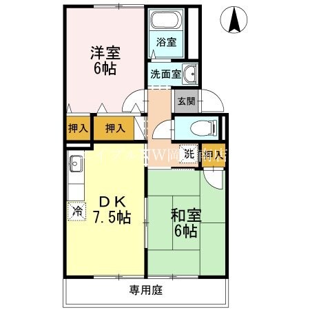 備前西市駅 徒歩36分 1階の物件間取画像