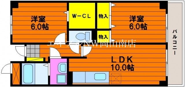 マーベラス豊成の物件間取画像