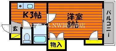 備前西市駅 徒歩26分 2階の物件間取画像