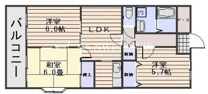 備前西市駅 徒歩33分 2階の物件間取画像