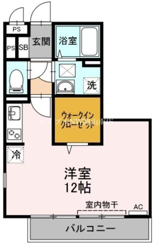 備前西市駅 徒歩13分 3階の物件間取画像