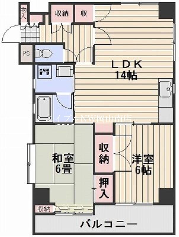 清輝橋駅 徒歩7分 4階の物件間取画像