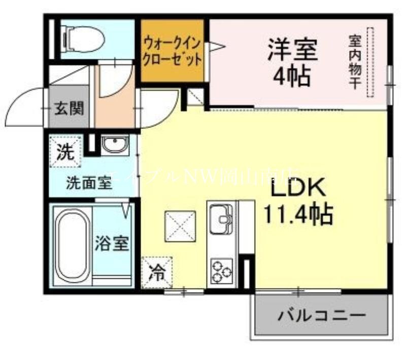 リヴェールの物件間取画像