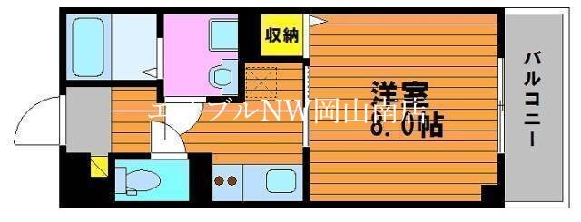 備前西市駅 徒歩4分 3階の物件間取画像