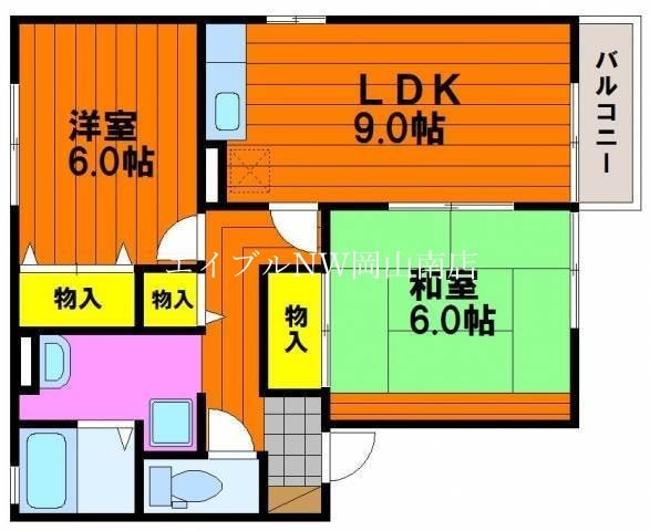 備前西市駅 徒歩11分 1階の物件間取画像