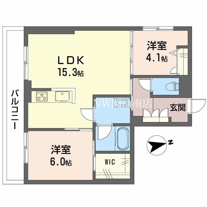 清輝橋駅 徒歩41分 2階の物件間取画像