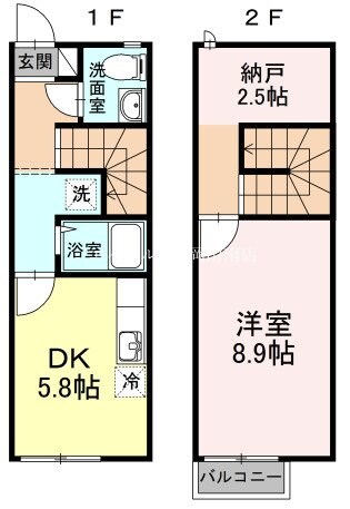 東山・おかでんミュージアム駅駅 徒歩68分 1階の物件間取画像