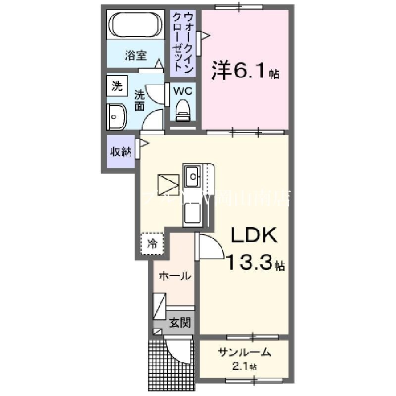 常山駅 徒歩63分 1階の物件間取画像