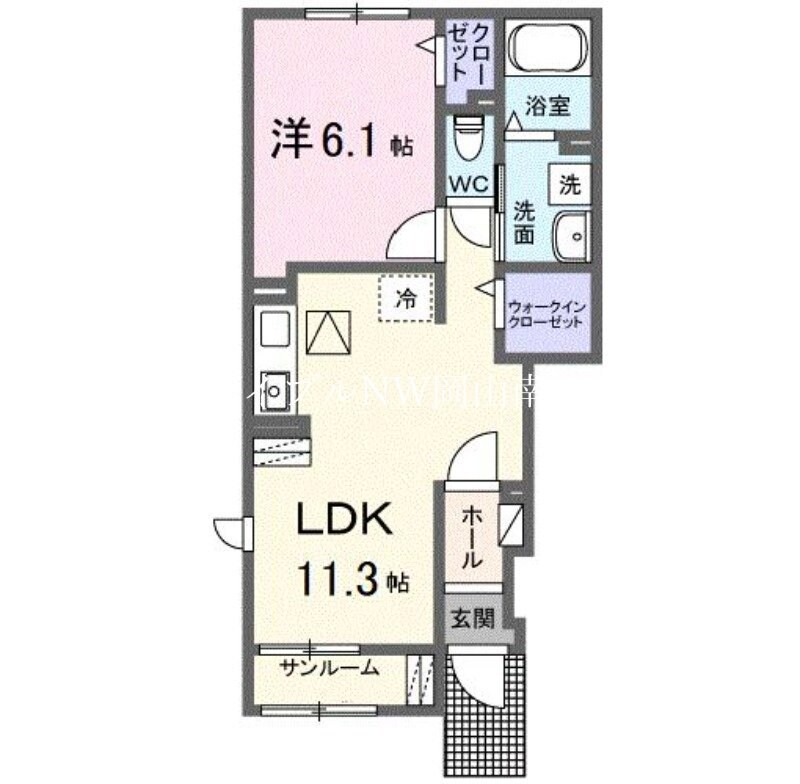 八浜駅 徒歩99分 1階の物件間取画像