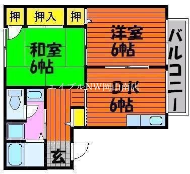 物件間取画像