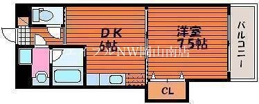 岡山駅 バス10分  岡山南高校前下車：停歩2分 3階の物件間取画像