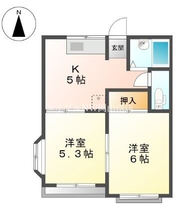 備前西市駅 徒歩38分 1階の物件間取画像