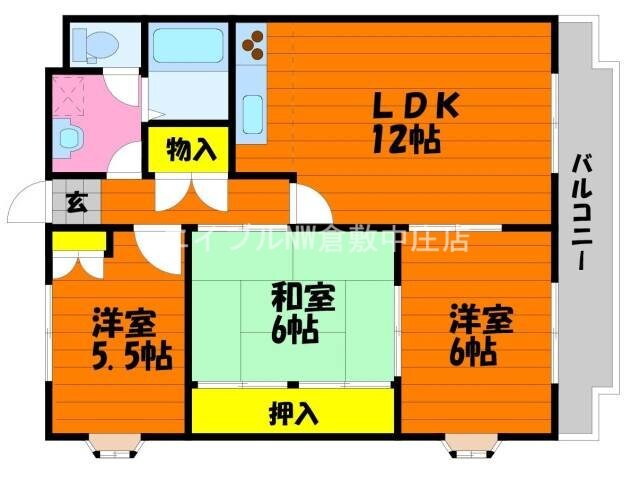 ニューマリッチ有楽Ⅰの物件間取画像