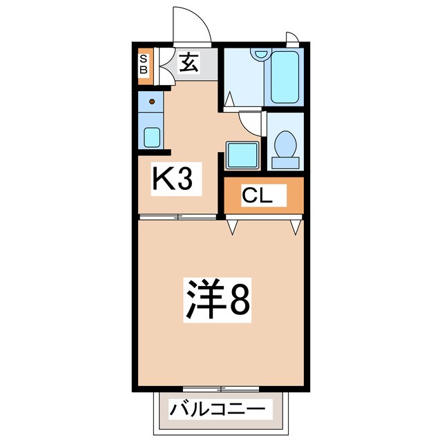 コーポまるきⅡの物件間取画像