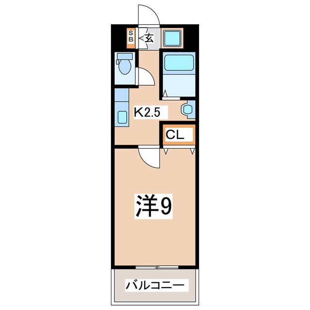 サンヴァーリオ奥羽大学前の物件間取画像
