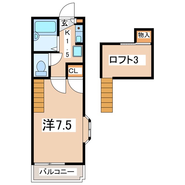 リバーヒルの物件間取画像
