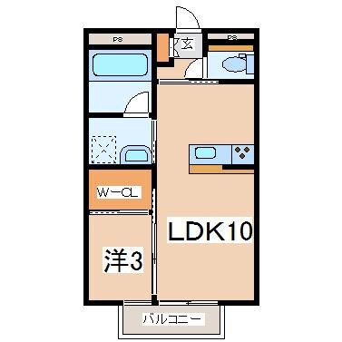 コートセレーノⅢの物件間取画像