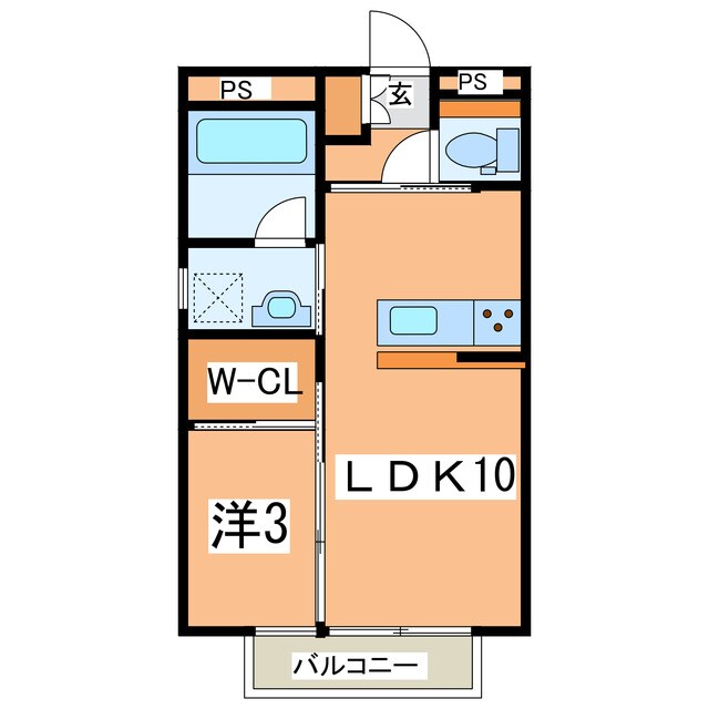 コートセレーノⅢの物件間取画像