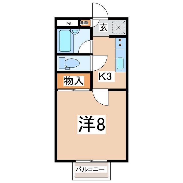 サンハウスの物件間取画像