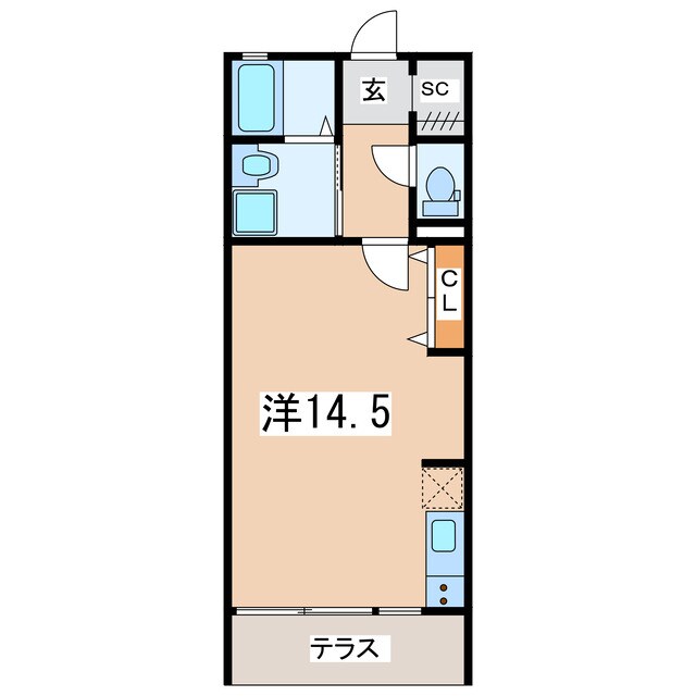 郡山駅 バス12分  太郎殿前下車：停歩7分 1階の物件間取画像