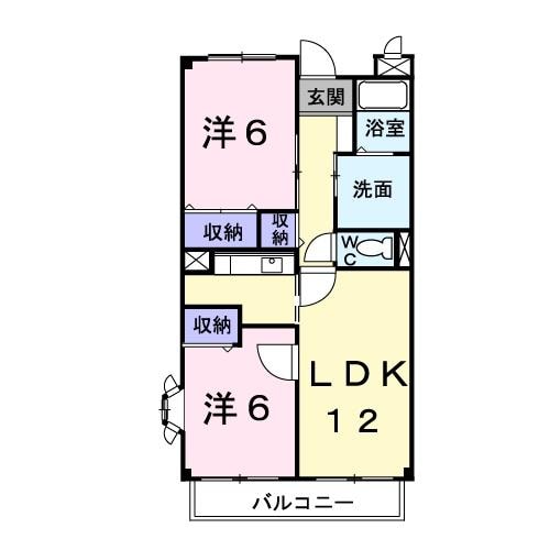 富士シャルマン　1-011318201の物件間取画像