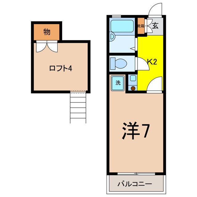 アートパレス東松山№6　（和泉町1-32）の物件間取画像