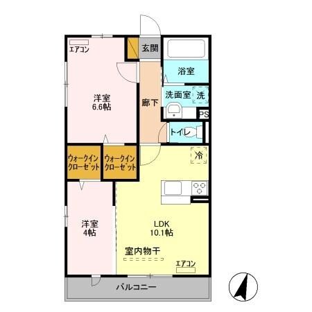 ペイサージュ　56531の物件間取画像