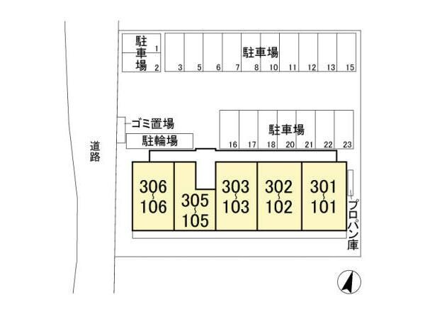 ペイサージュ　56531の物件外観写真