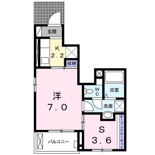 グランツＦ　1-021570001-03010の物件間取画像