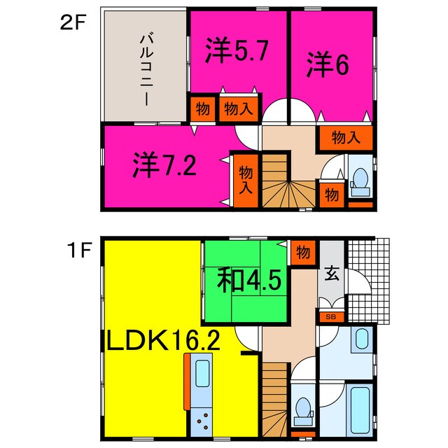 クレイドルガーデン東松山市石橋第7　9号棟の物件間取画像