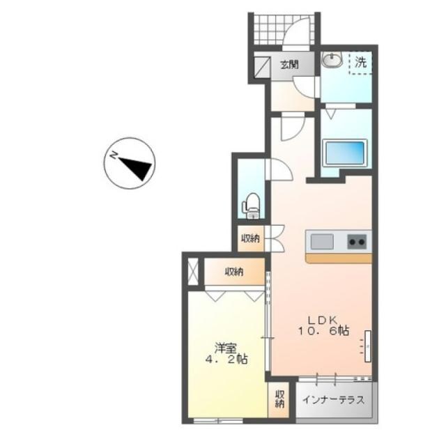 サンローズⅡの物件間取画像