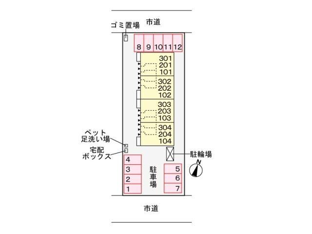 ドルチェヴィータⅢ(東松山市山崎町)の物件外観写真