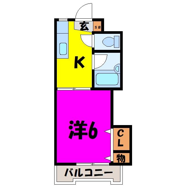 アルムクイーン高坂の物件間取画像