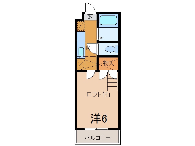 アーバンシティ高崎Ａの物件間取画像