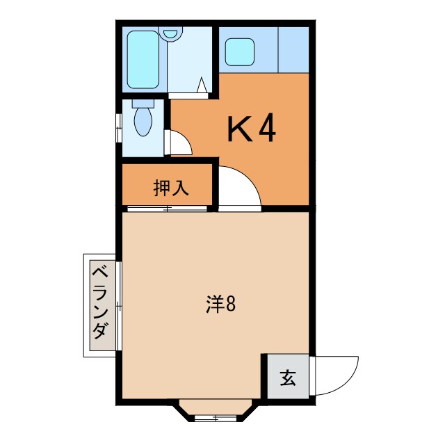サンライフS　B棟の物件間取画像