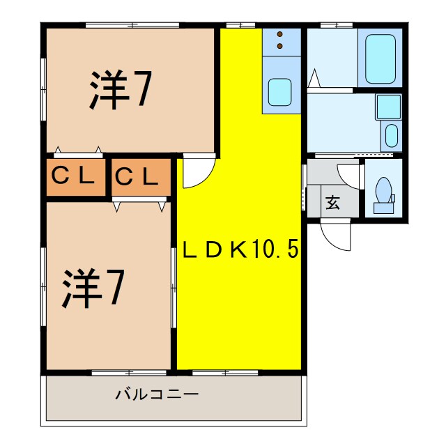 ブリックス・シャトーの物件間取画像