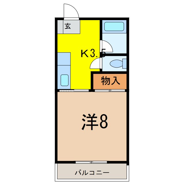 物件間取画像