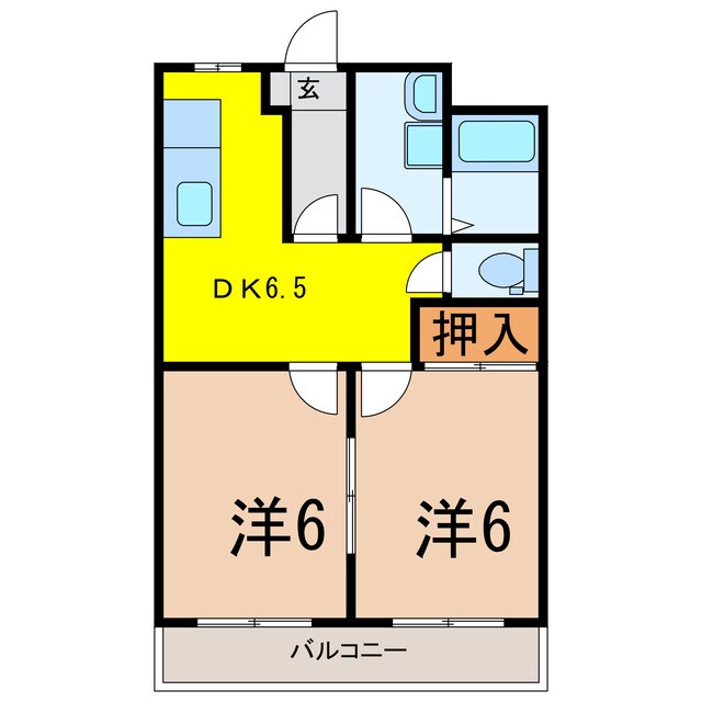 レジデンスITOの物件間取画像