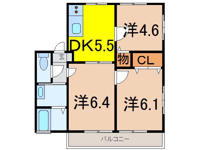 メゾン光の物件間取画像