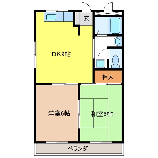 サンルミナスの物件間取画像